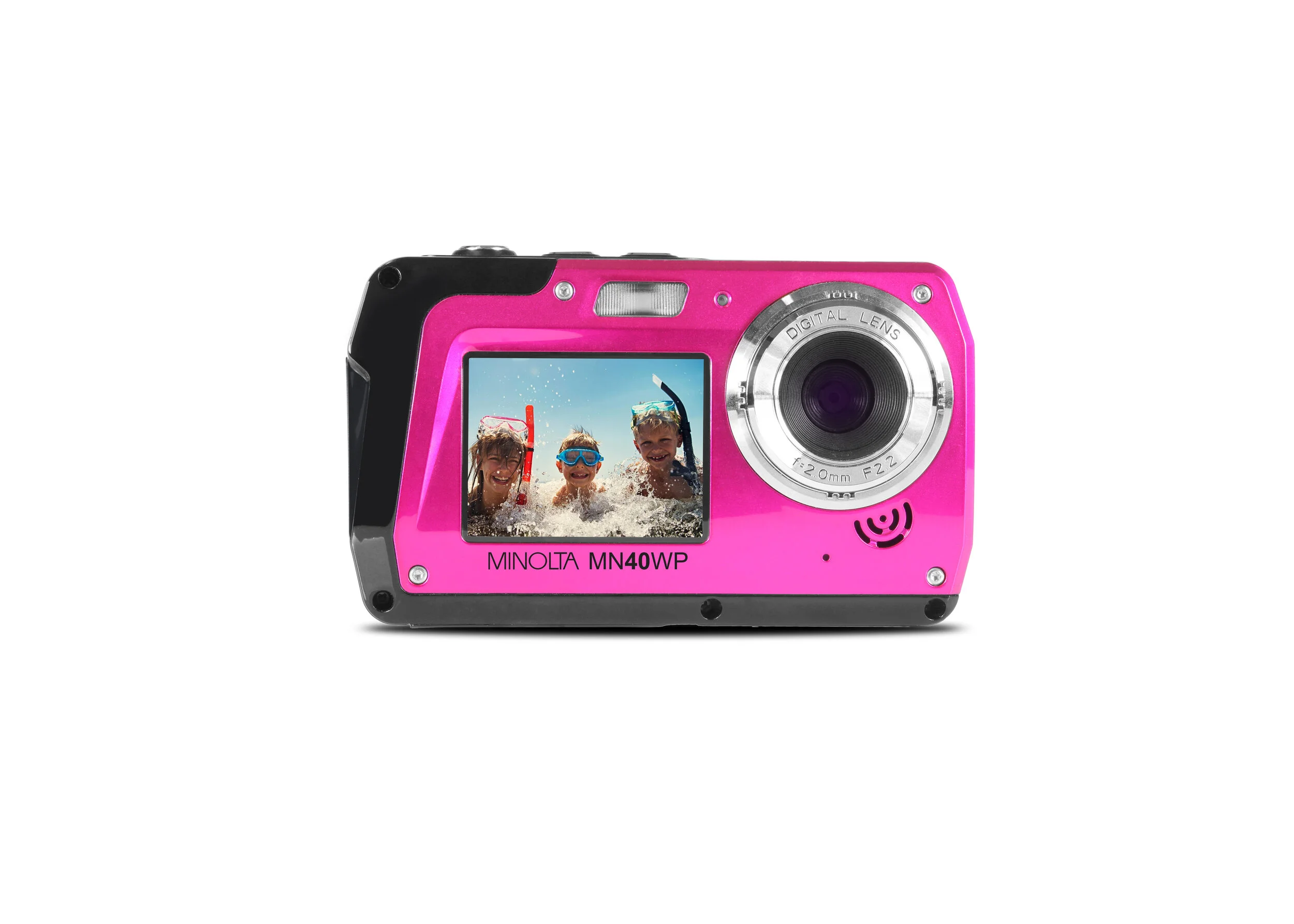 MN40WP 48MP Dual Screen Waterproof Camera — Minolta Digital